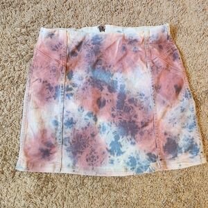 Wild Fable Mini Skirt Vibrant Tie-Dye - Size Small